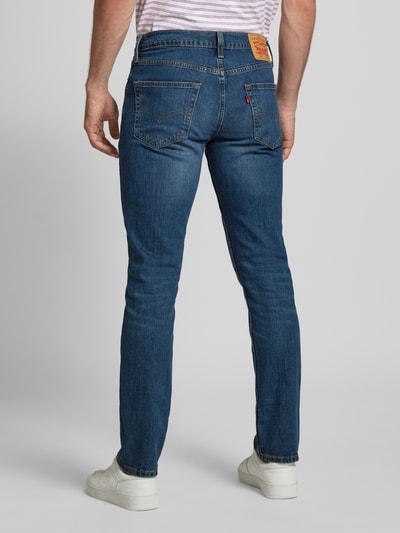 Levi's® Slim fit jeans in used-look, model '511®' Jeansblauw - 5