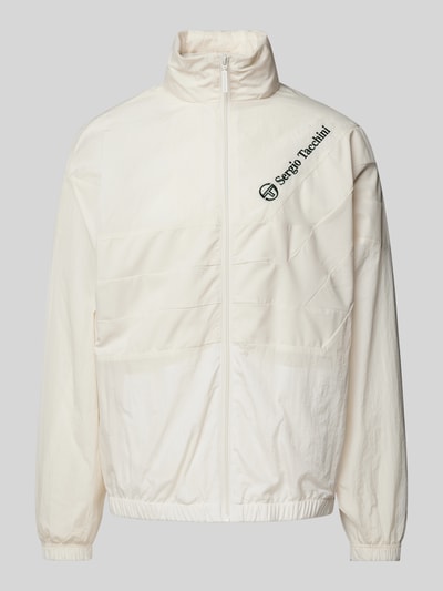 SERGIO TACCHINI Trainingsjack met labelstitching, model 'PATRICK' Offwhite - 2