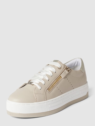 Tom Tailor Sneaker mit Label-Details Beige 1