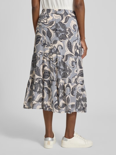 comma Spódnica midi z efektem stopniowania Szaroniebieski 5