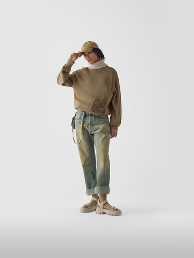 Maison Margiela Straight Fit Jeans im Used-Look Jeans 1