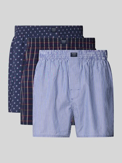 MCNEAL Boxershort met elastische band in een set van 3 stuks Marineblauw - 1
