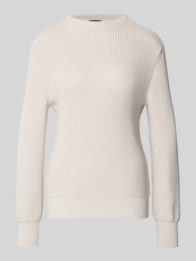 monari Gebreide pullover met ronde hals Ecru - 2