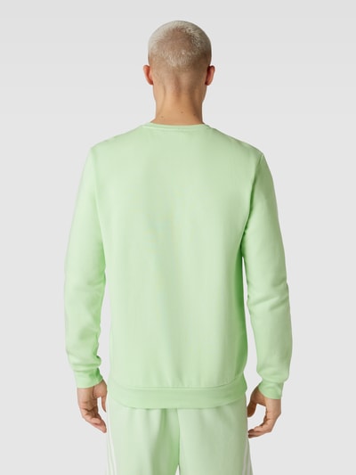 ADIDAS SPORTSWEAR Sweatshirt met labelprint en ronde hals Lichtgroen - 5