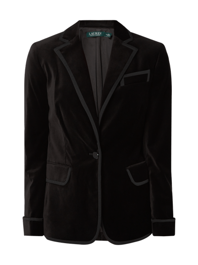 Lauren Ralph Lauren Blazer aus Samt  Black 2