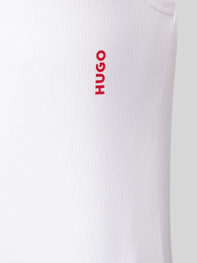 HUGO Tanktop mit Label-Print im 2er-Pack Oliv 2