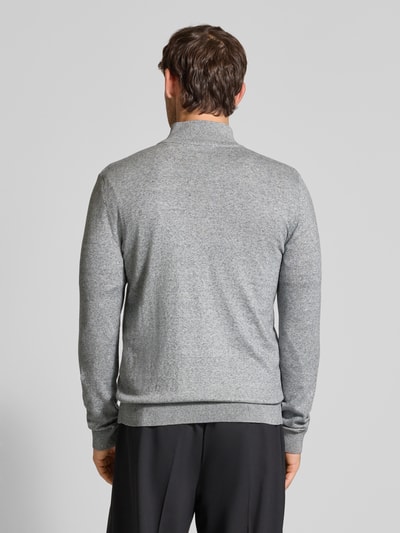 SELECTED HOMME Regular fit schipperstrui van puur katoen, model 'BERG' Lichtgrijs gemêleerd - 5