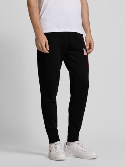 Polo Sport Slim Fit Sweatpants mit Label-Print Black 4