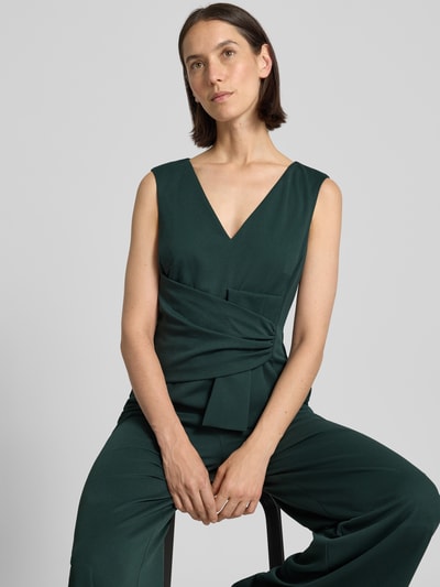 Vera Mont Jumpsuit mit V-Ausschnitt Dunkelgruen 3