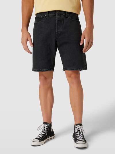 Jack & Jones Jeansshorts mit Label-Patch Modell 'CHRIS' Black 4