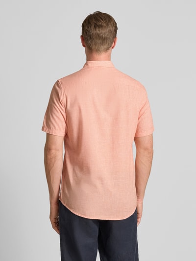 Lerros Freizeithemd mit Knopfleiste Orange 5