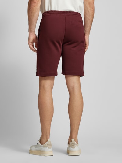 Lacoste Sweatshorts met elastische band Bordeaux - 5