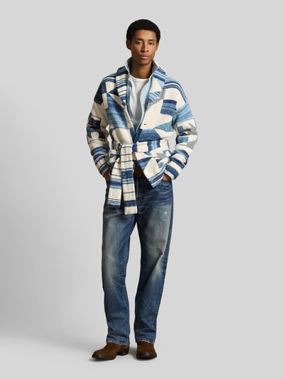 Polo Ralph Lauren Kardigan o kroju regular fit z mieszanki bawełny i lnu Złamany biały 1