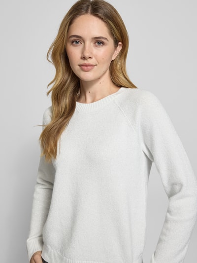 Vero Moda Regular fit gebreide pullover met ronde hals, model 'DOFFYSHINE' Zilver - 3