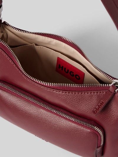 HUGO Henkeltasche mit abnehmbarem Schulterriemen Modell 'BEL 2.0' Dunkelrot 5