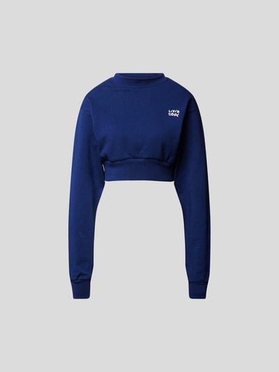 Livincool Sweatshirt im cropped Design Blau 2