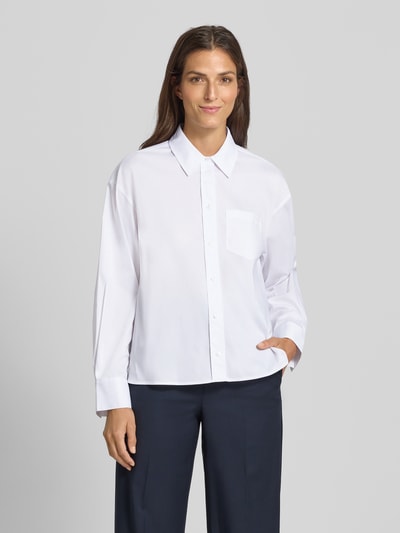 JOOP! Hemdbluse mit Knopfleiste Modell 'Bibi' Weiss 4