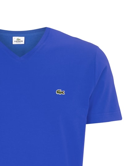 Lacoste T-Shirt mit V-Ausschnitt Royal 2