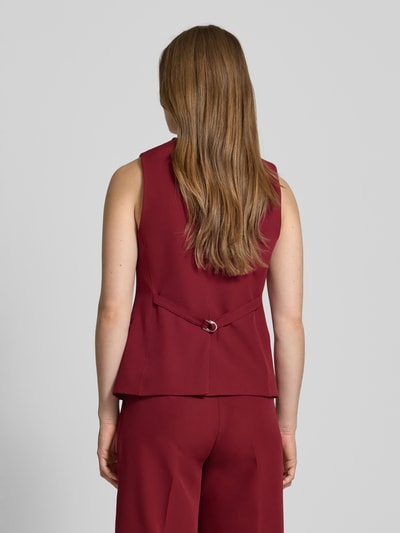 BOSS Orange Regular Fit Weste mit Paspeltaschen Bordeaux 5