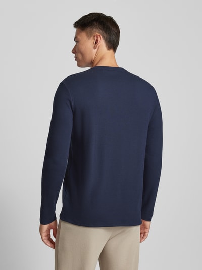 BOSS Longsleeve met ronde hals Donkerblauw - 5