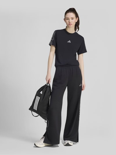 adidas Sportswear Regular Fit T-Shirt aus reiner Baumwolle Black 1