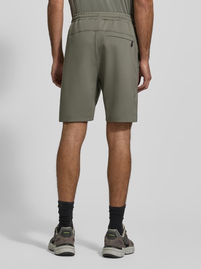 BOSS Green Regular Fit Sweatshorts aus schnell trocknendem Gewebe Modell 'HECON ACTIVE' Dunkelgruen 5