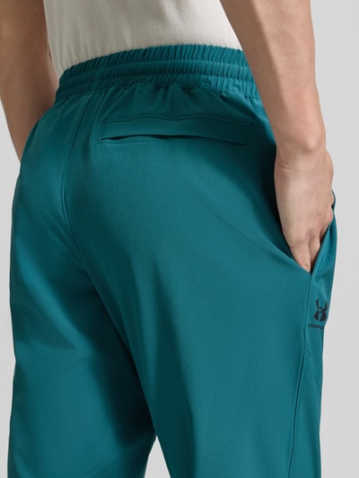 Under Armour Regular Fit Jogger mit Logo-Print Modell 'Vibe' Petrol 3