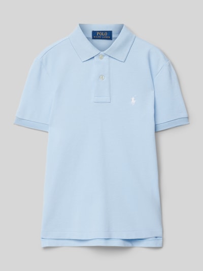 Polo Ralph Lauren Teens Slim Fit Poloshirt mit Logo-Stitching Bleu 1