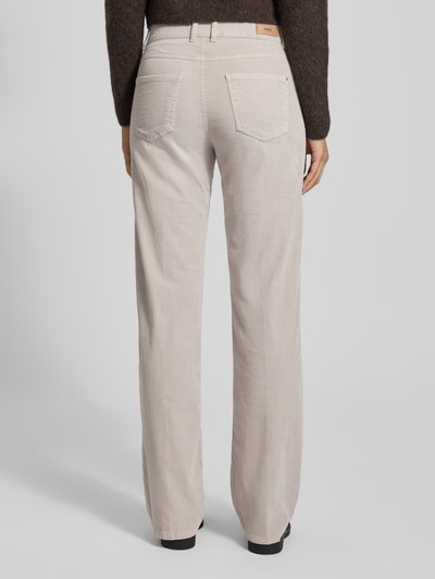 Angels Spodnie sztruksowe z 5 kieszeniami model ‘Lara’ Kamienny 5