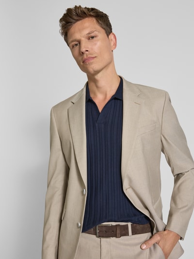 JOOP! Collection Poloshirt mit V-Ausschnitt Modell 'Baron' Marine 3