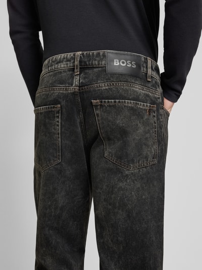 BOSS Orange Regular fit jeans in used-look, model 'RE.MAINE' Jeansblauw - 3