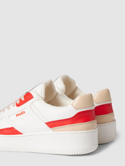 MoEa Sneakersy z elementami w kontrastowym kolorze model ‘Apple Tricolor’ Czerwony 3