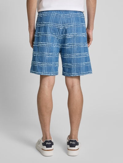 Samsøe Samsøe Regular Fit Shorts mit Strukturmuster Modell 'SASONNY' Jeansblau 5