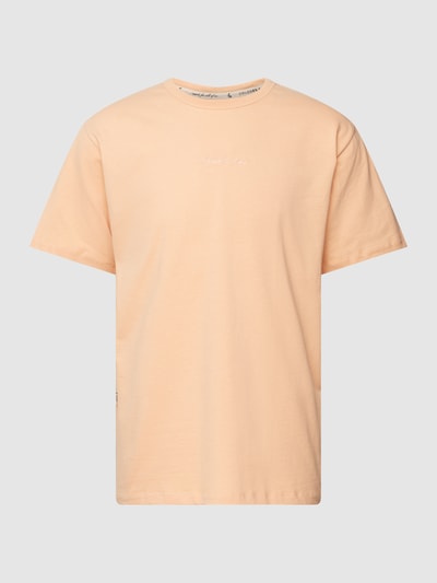 Colours & Sons T-Shirt mit Label-Stitching Orange 2