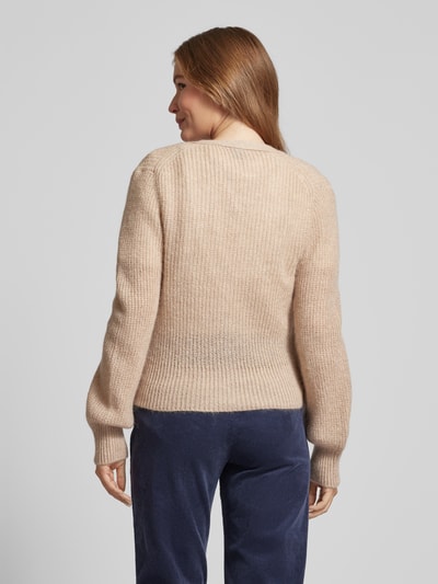 Stefanel Gebreid cardigan met raglanmouwen Zand - 5