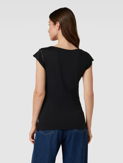 Zero T-Shirt mit V-Ausschnitt Black 5