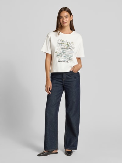 Weekend Max Mara Boxy fit T-shirt van 100% katoen model 'SALA' Wit - 1