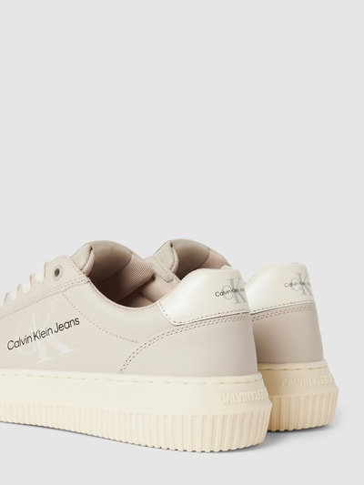 Calvin Klein Jeans Sneaker mit Label-Print Beige 2