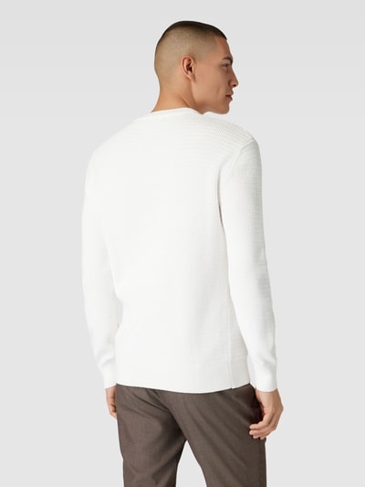 Esprit Collection Gebreide pullover met structuurmotief Offwhite - 5