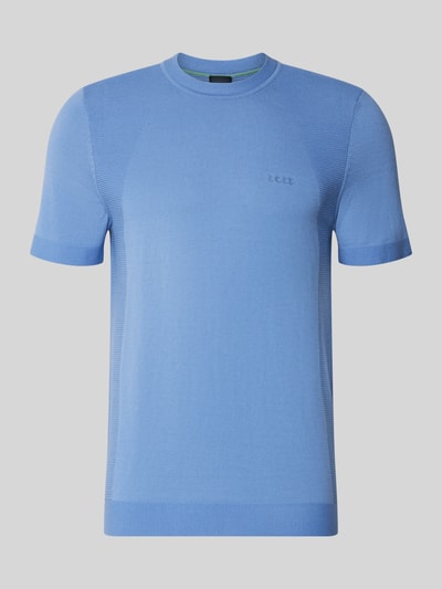 BOSS Green Regular Fit T-Shirt aus Baumwoll-Mix Modell 'MOMENTUM-LITE' Blau 2