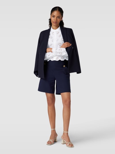 THE KOOPLES Korte overhemdblouse met ajourpatroon Wit - 1