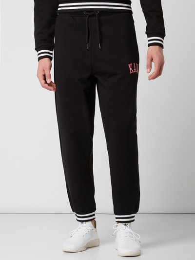 KARL KANI Sweatpants mit Logo-Stickerei Black 4