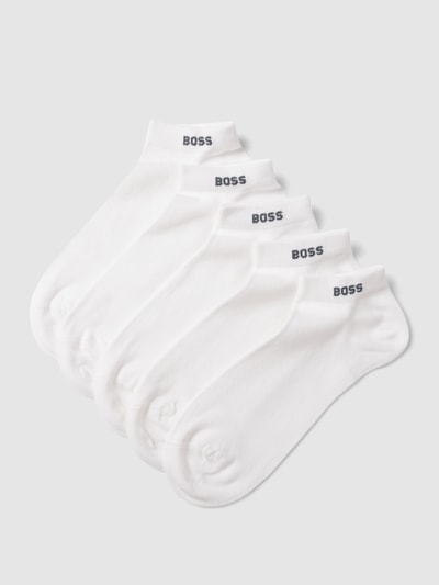 BOSS Sneakersocken mit Label-Detail im 5er-Pack Weiss 1