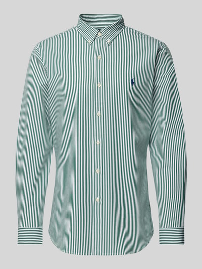 Polo Ralph Lauren Regular Fit Freizeithemd mit Label-Stitching Hellgruen 1
