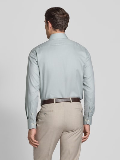 OLYMP Super slim fit zakelijk overhemd met kentkraag Groen - 5