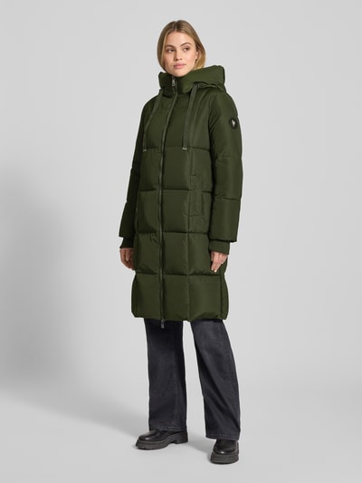 MOS MOSH Daunenmantel mit Kapuze Modell 'Nova' Dunkelgruen 4