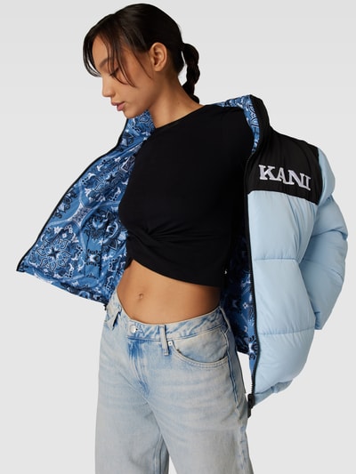 KARL KANI Steppjacke mit Stehkragen Hellblau 3