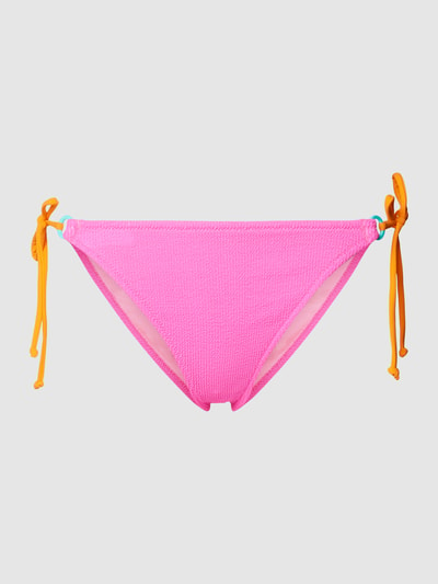 Banana Moon Bikini-Slip mit Label-Patch Pink 1