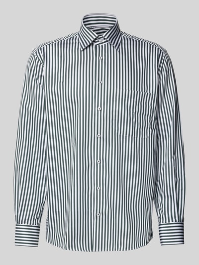 ETERNA Regular Fit Freizeithemd aus reiner Baumwolle mit Kentkragen Oliv 2