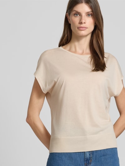 Someday T-Shirt mit Rundhalsausschnitt Modell 'Kaja' Sand 3